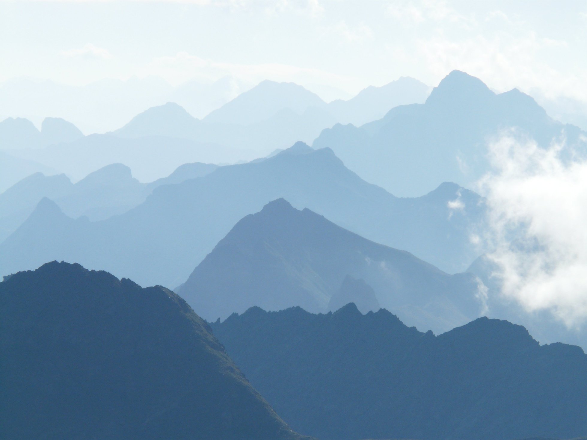 Foggy Mountain Landscape